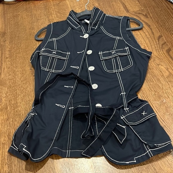 Women’s Navy Blue Vest - Picture 1 of 3
